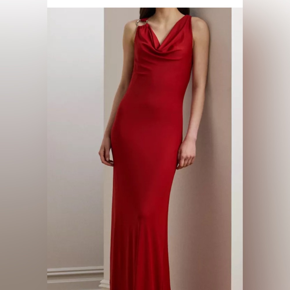 Ralph Lauren Vibrant Red Maxi Dress